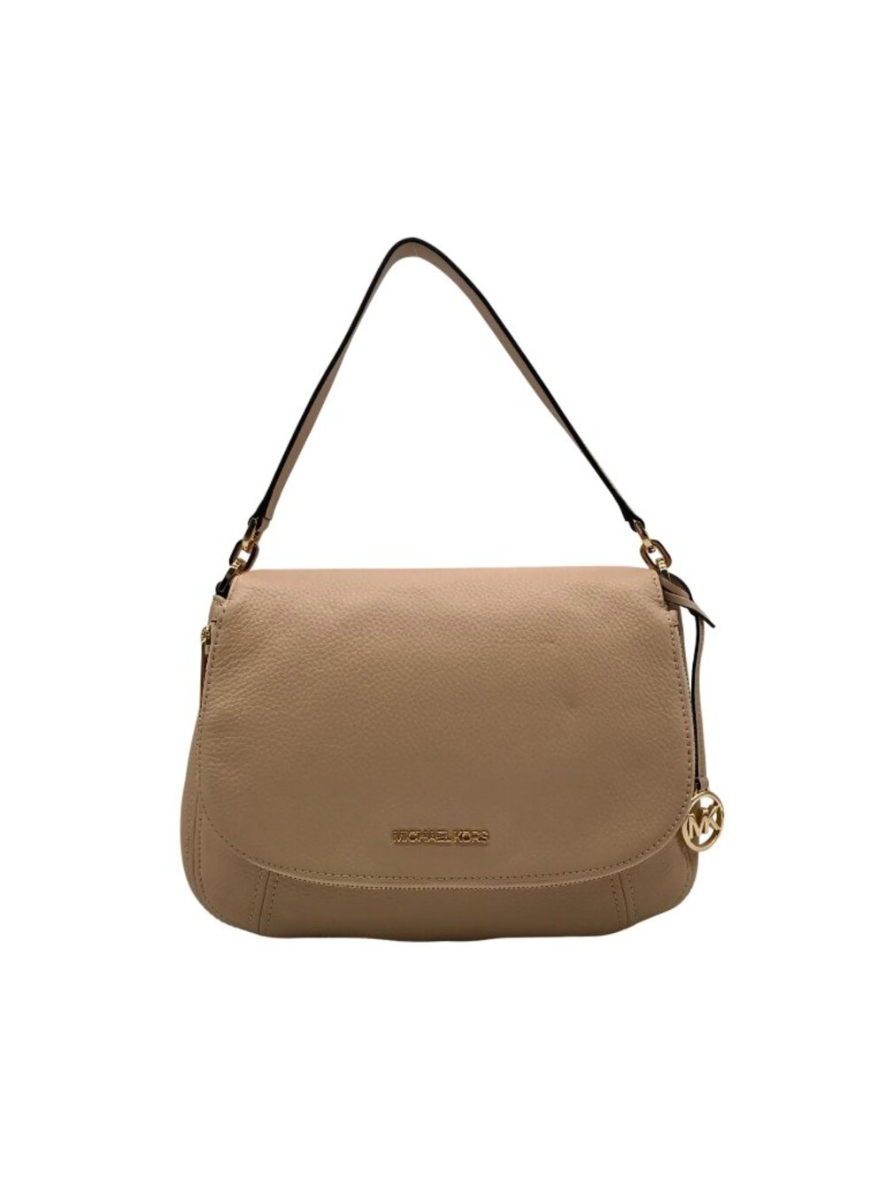 Michael Kors Light Pink Pebbled Leather Bedford Convertible Shoulder bag